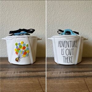 Rae Dunn Disney Pixar ADVENTURE IS OUT THERE covered mini baking dish BRAND NEW!